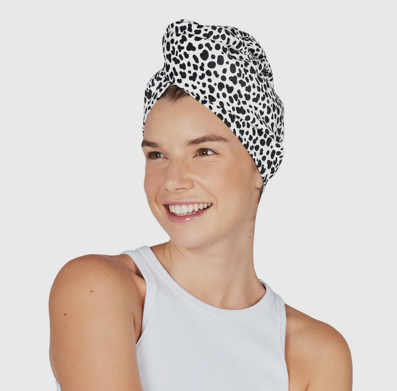 Dock and Bay Hair Wrap Towel [Dalmation]