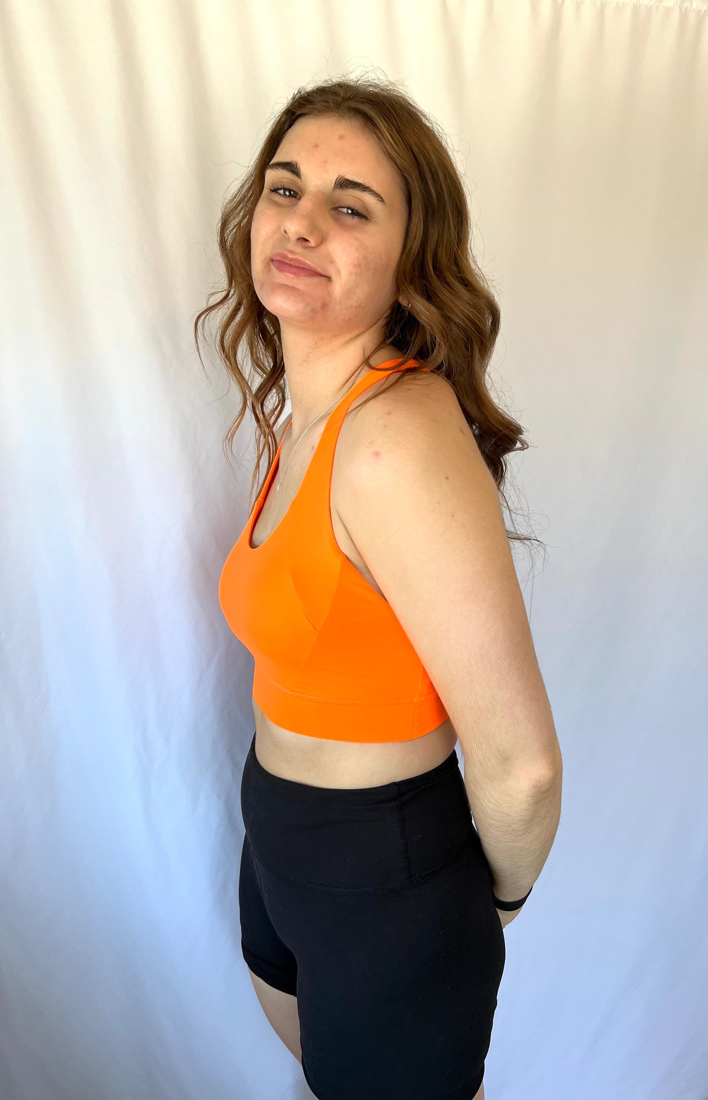 Campfire Orange Sports Bra